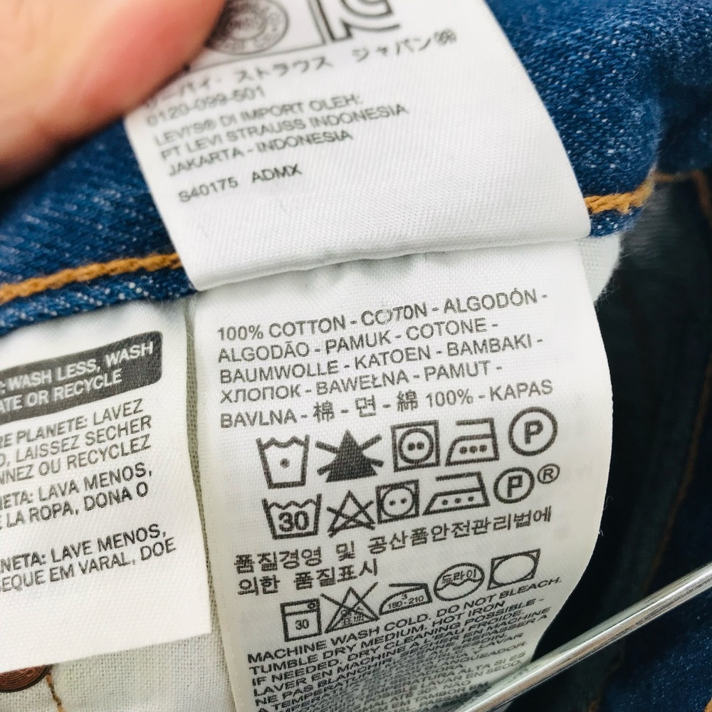 Levi's Women's 501 Mid Rise Denim Jeans Size 28 - Picture 5 of 9